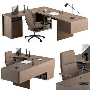 Boss Desk Wood And Mdf - Office Furniture 243