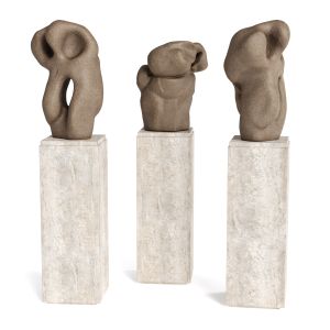 Abstract Ceramic Art Pedestal