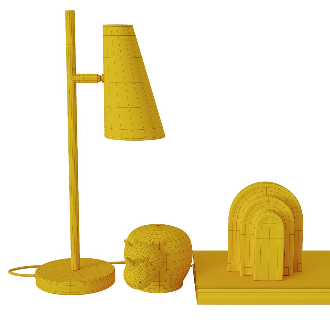 Decorative Set 17 3D Model for VRay, Corona | CGMood
