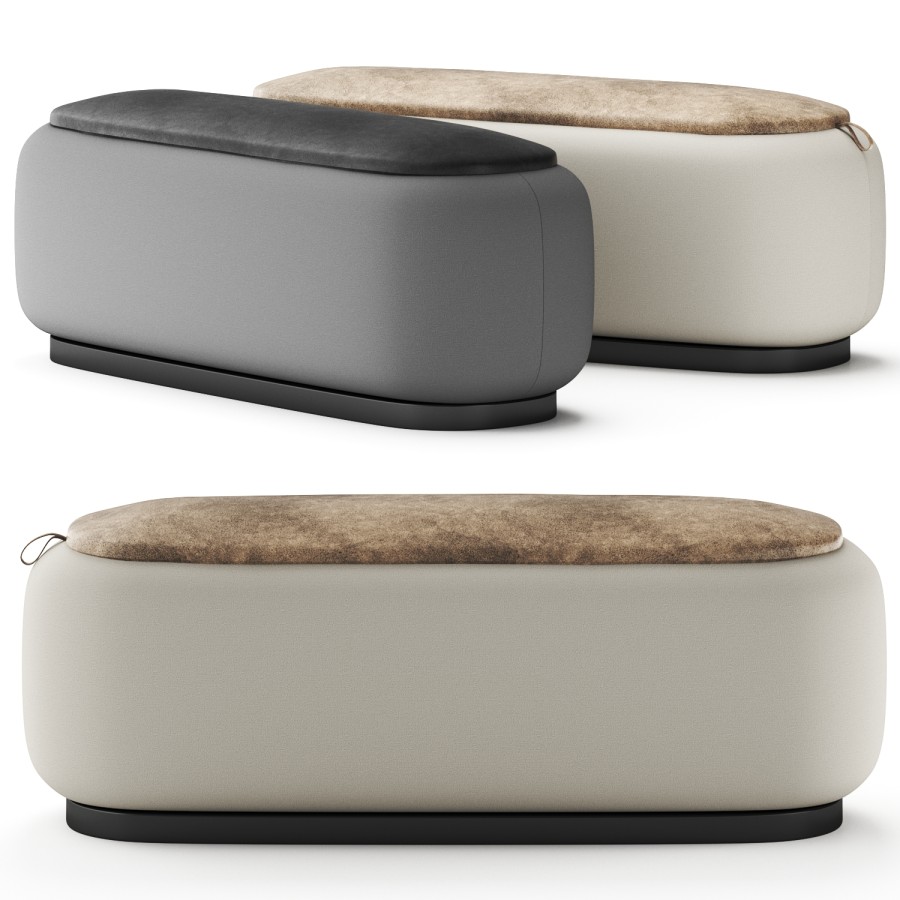 Cusco Laskasas Pouf 3D Model For VRay Corona Cusco laskasas pouf 3d model for vray corona