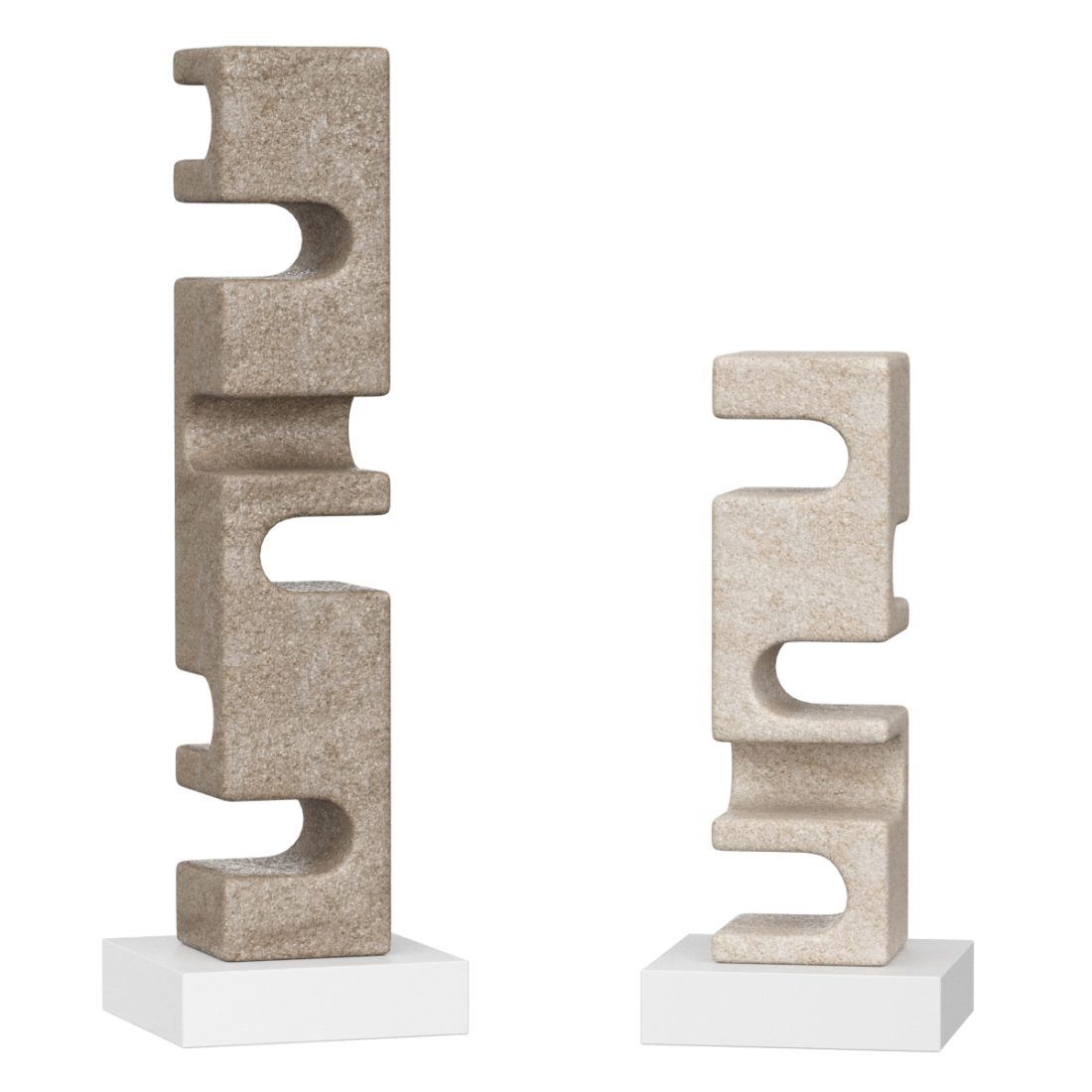 Abstract Stone Sculpture By Cesare Arduini 3D Model for Corona | CGMood
