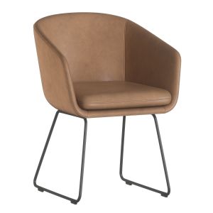 Upholstered Armchair Juri In Synthetic Leather