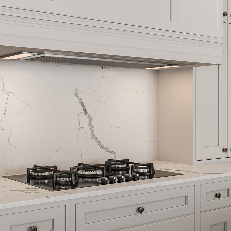 Kitchen Neoclassic - White Set 51 - 3D Model for VRay, Corona