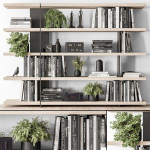 Wood And Metal Shelves Decorative - Rack Set 11