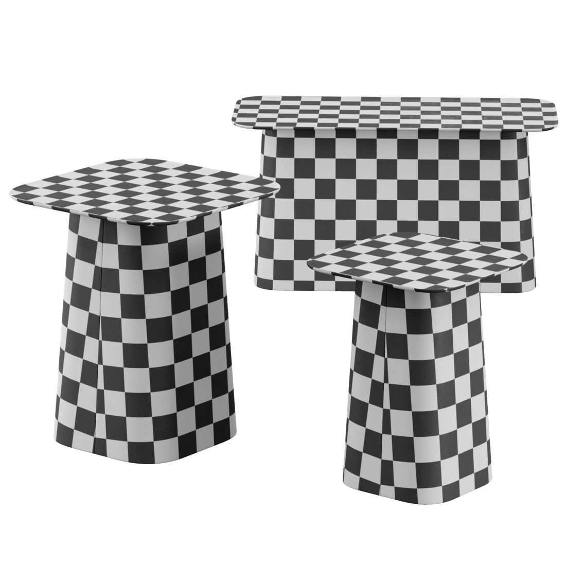 Wooden Side Tables By Vitra 3D Model for VRay | CGMood