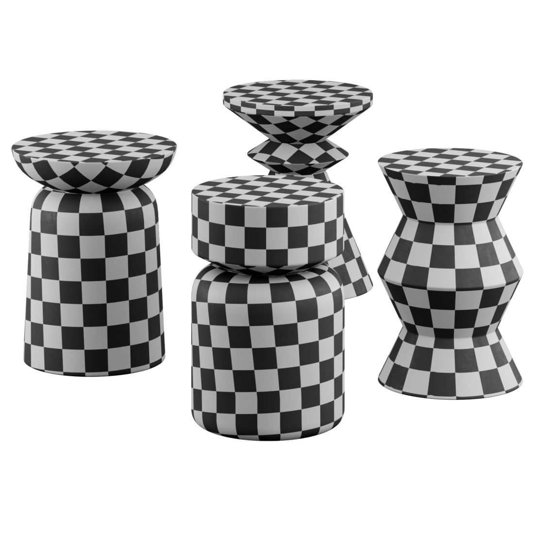 Side Tables By Am Pm - 3D Model for VRay