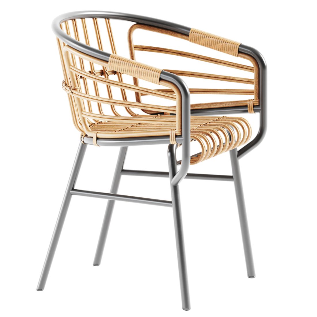 Raphia Rattan Chair By Casamania & Horm - 3D Model for Corona