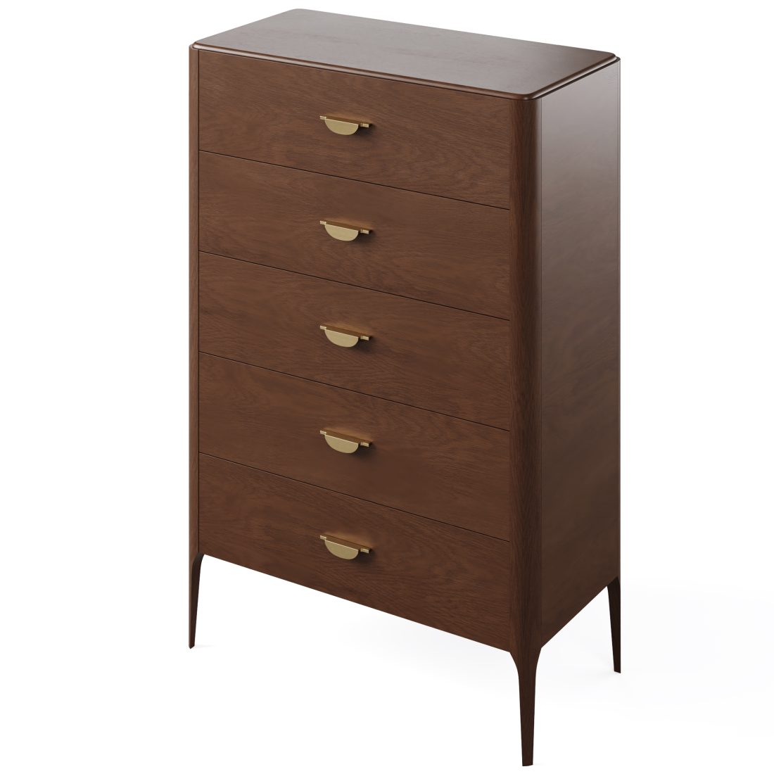 Hamilton Container Two Drawer High Chest Of Drawers Sloane 2 By Hamilton Conte 3D Model for VRay ...