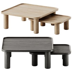 Teulat Nest Wooden Coffee Table Set