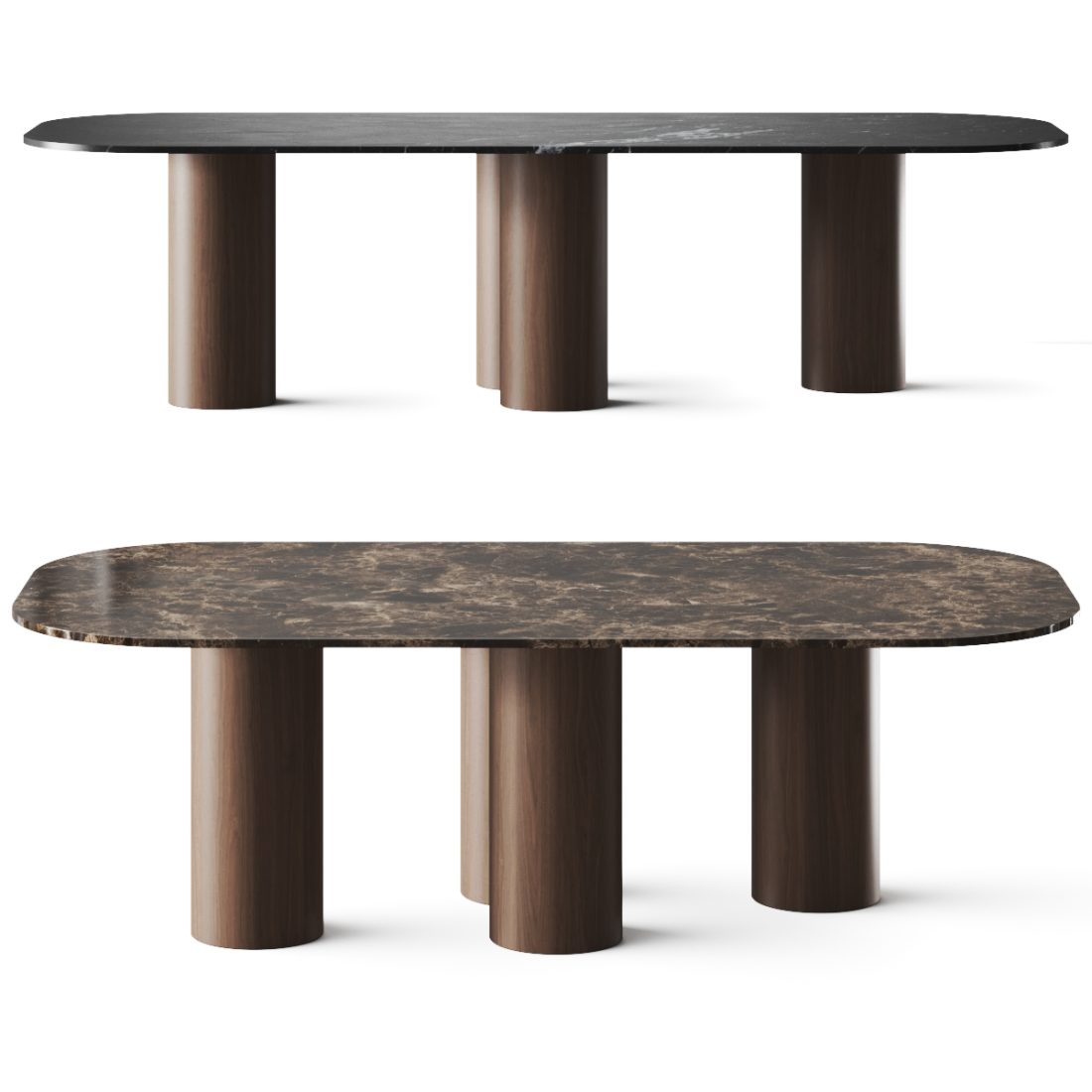 Casamania & Horm Marina Dining Table - 3D Model for VRay, Corona