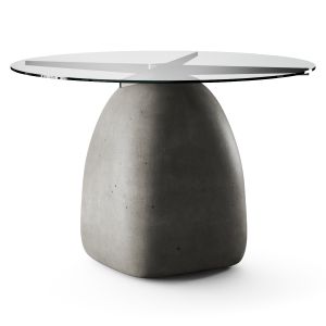 Cb2 Stone Round Dining Table