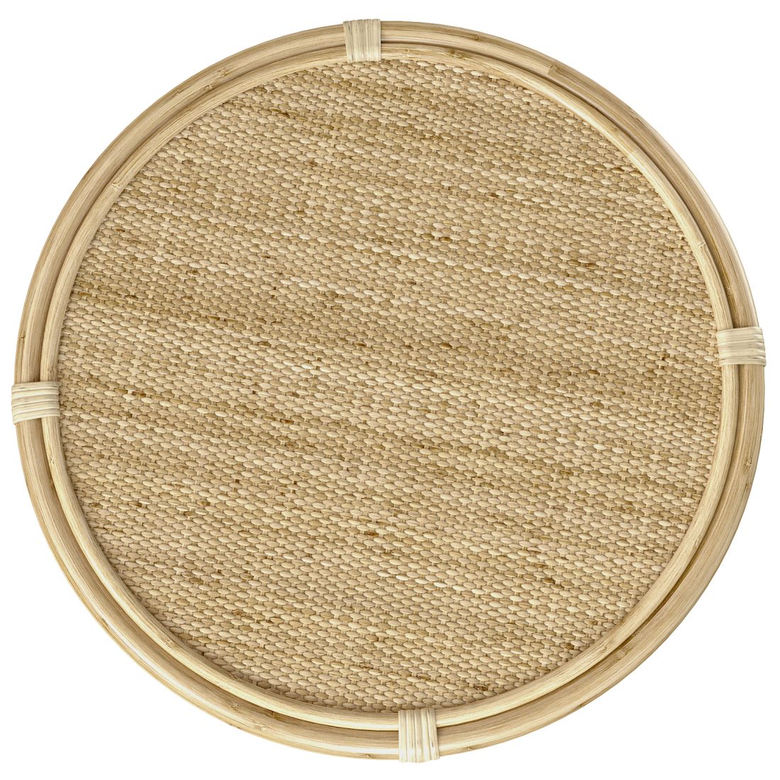 Bamboo Round Table With Rattan Tabletop 3D Model for VRay, Corona | CGMood