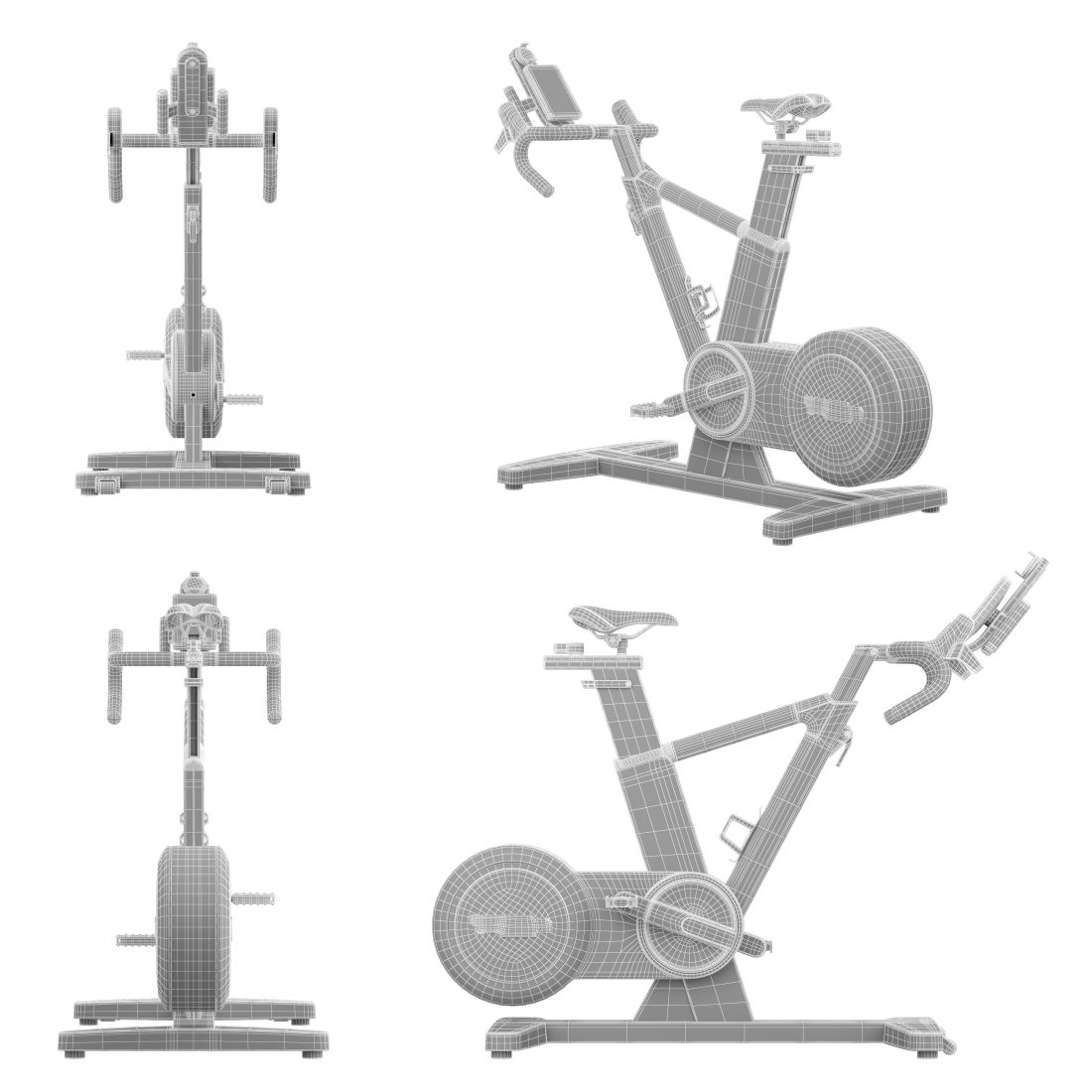 Bike Machine Model Technogym Skill Bike 3D Model for VRay | CGMood