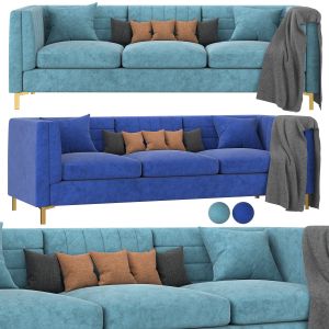 Kely Modern Velvet Sofa