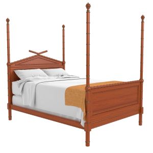 Louis J  Solomon Bamboo Style Bed