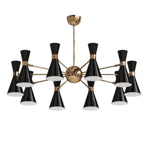 Ceiling Chandelier With Rotating Shades 6 Shades W