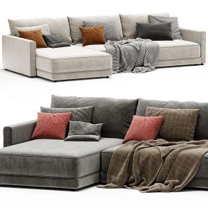 Gather Deep 2 Piece Left Arm Wide Chaise Sectional