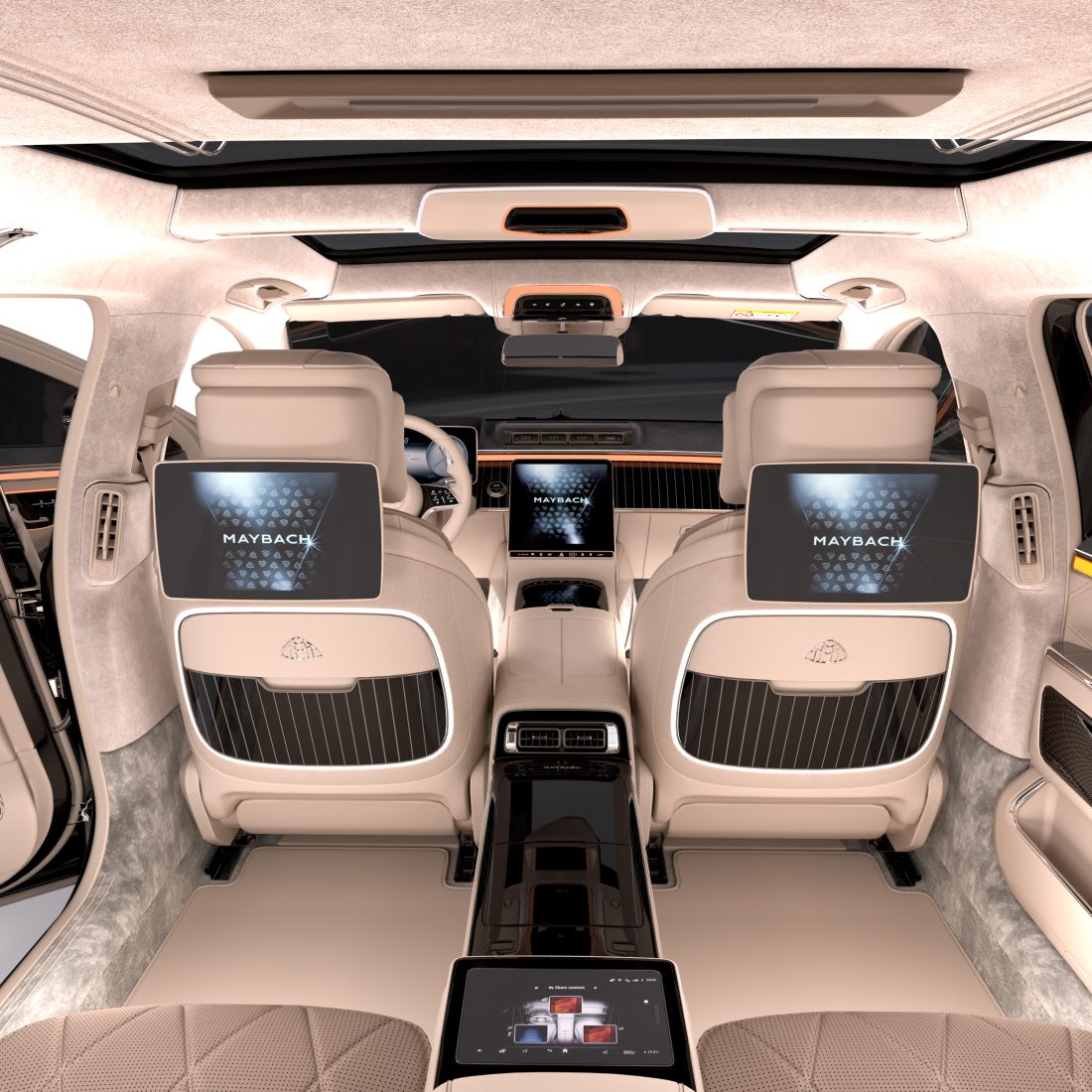 Real Maybach Mercedes Benz S Class Maybach 3D Model for Corona | CGMood