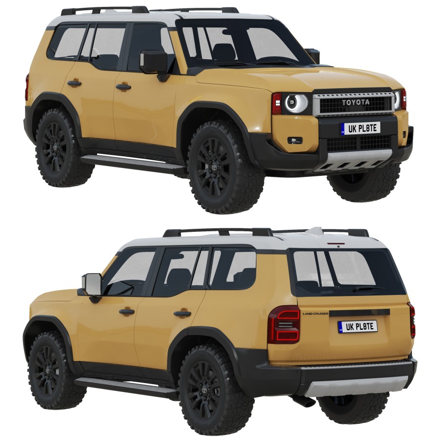 Toyota Land Cruiser 250 First Edition 2024 3D Model for VRay | CGMood