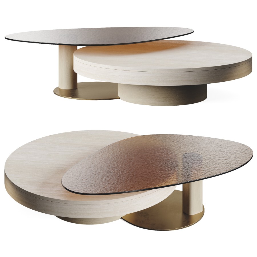 Luxlucia Casa Oasis V2 Coffee Table 3D Model for VRay, Corona | CGMood