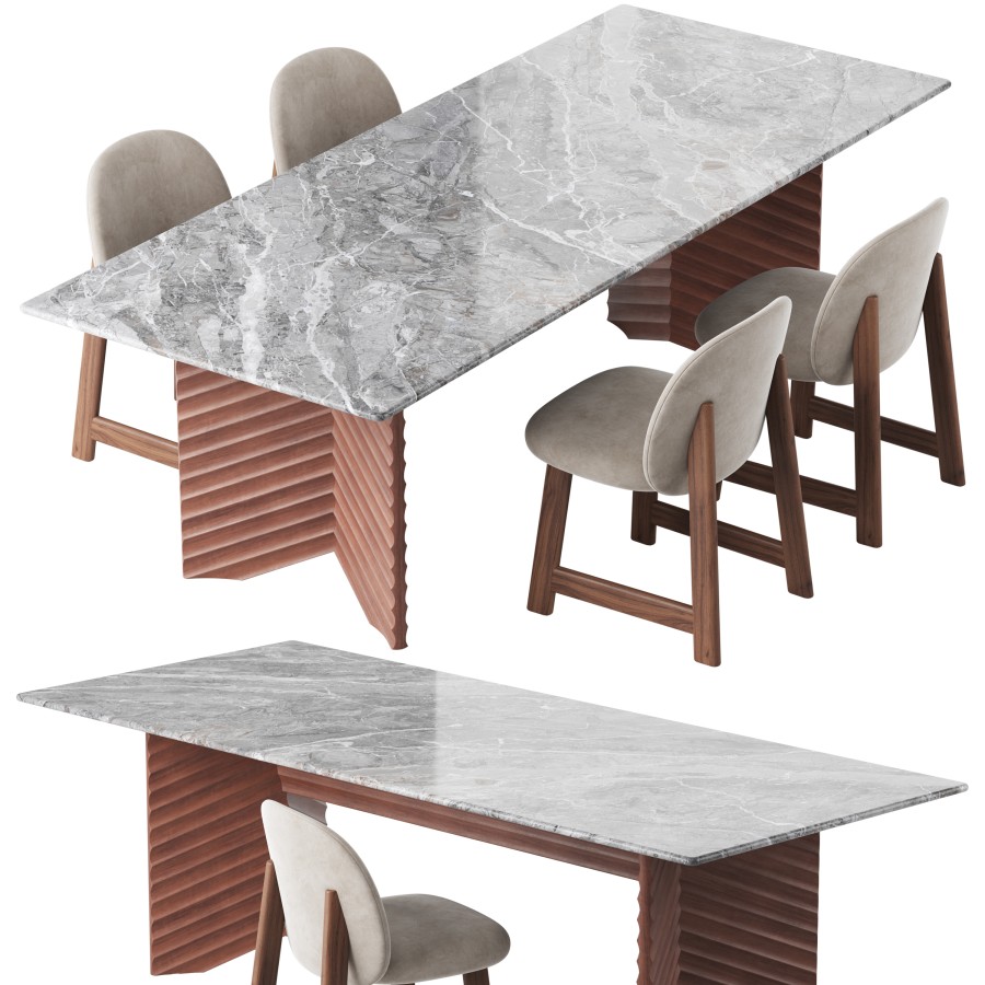 Rows And Pheaby By Moroso 3D Model for VRay, Corona | CGMood