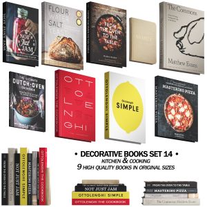 092 Decorative Books Set 14 Kitchen And Cooking P1