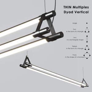 Thin Multiples Dyad Linear Suspension Light