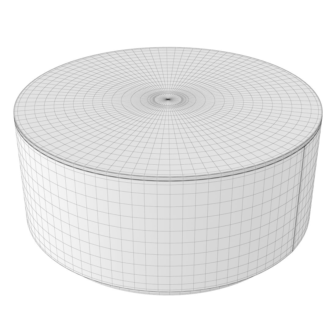 Volume Round Drum Coffee Table 3D Model for VRay | CGMood