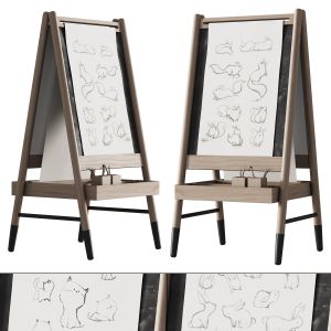 390 Cb2 Wooden Kids Art Easel By Crate&kids 01