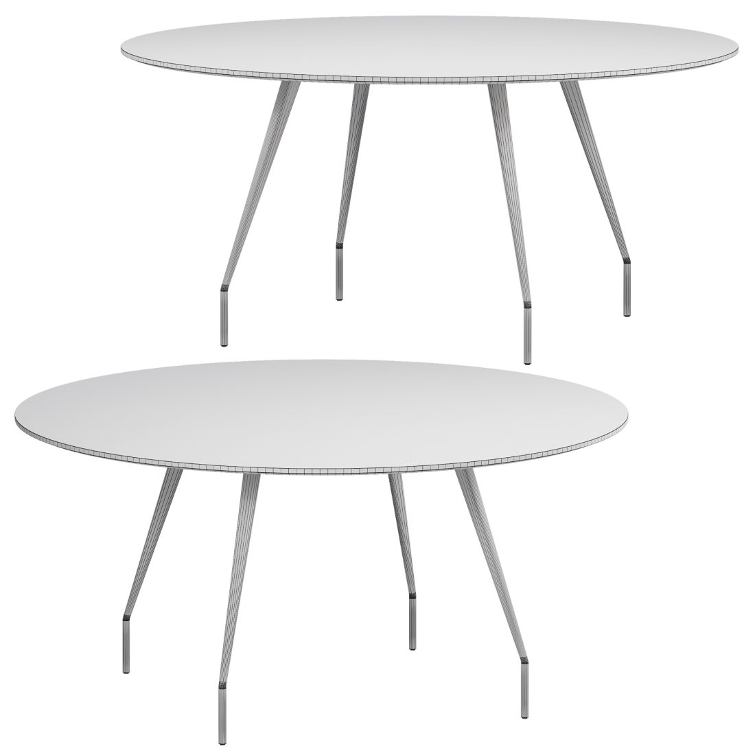 Round Table Trzd159 3D Model for VRay, Corona | CGMood