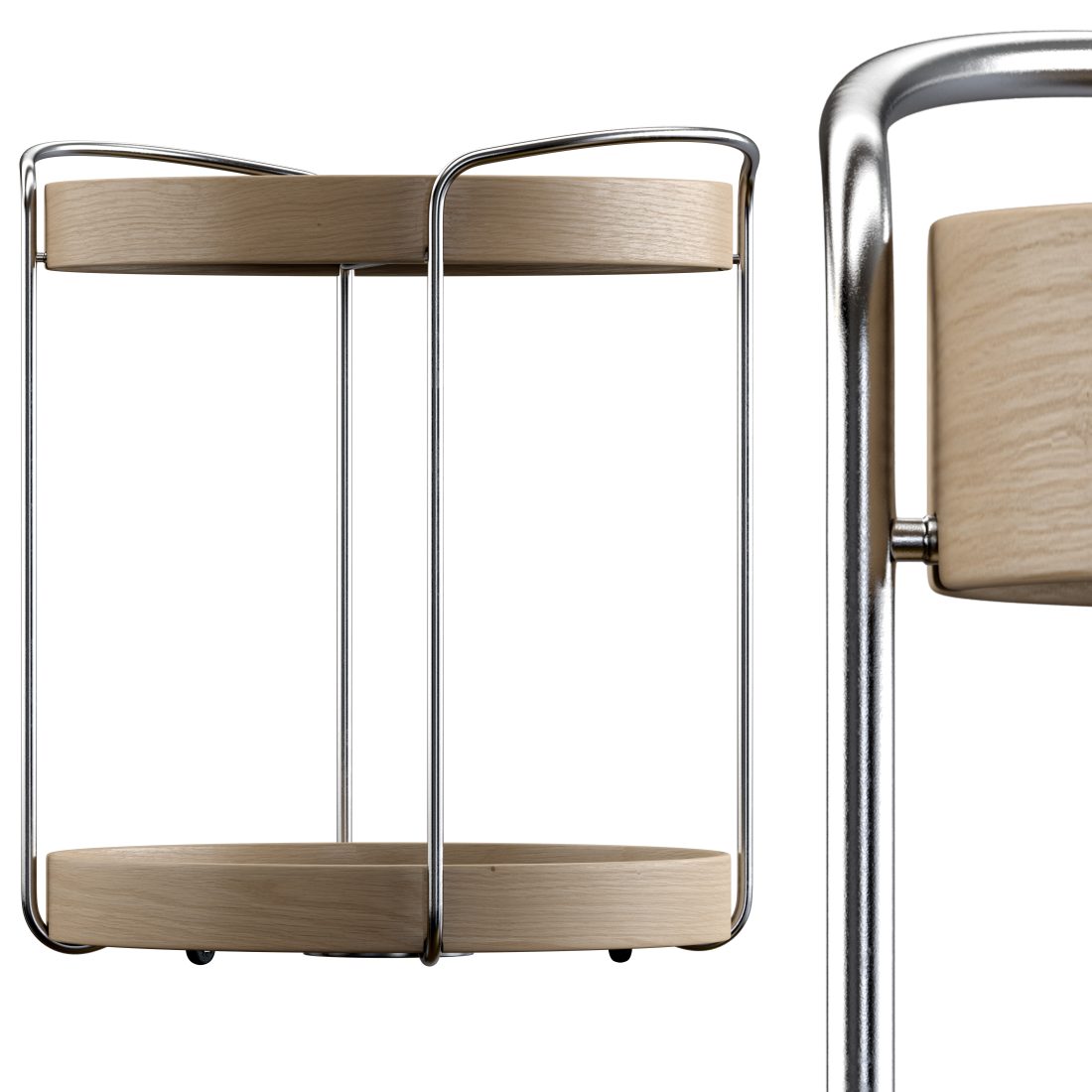 Trayo Side Table With 3 Options 3D Model for VRay, Corona | CGMood
