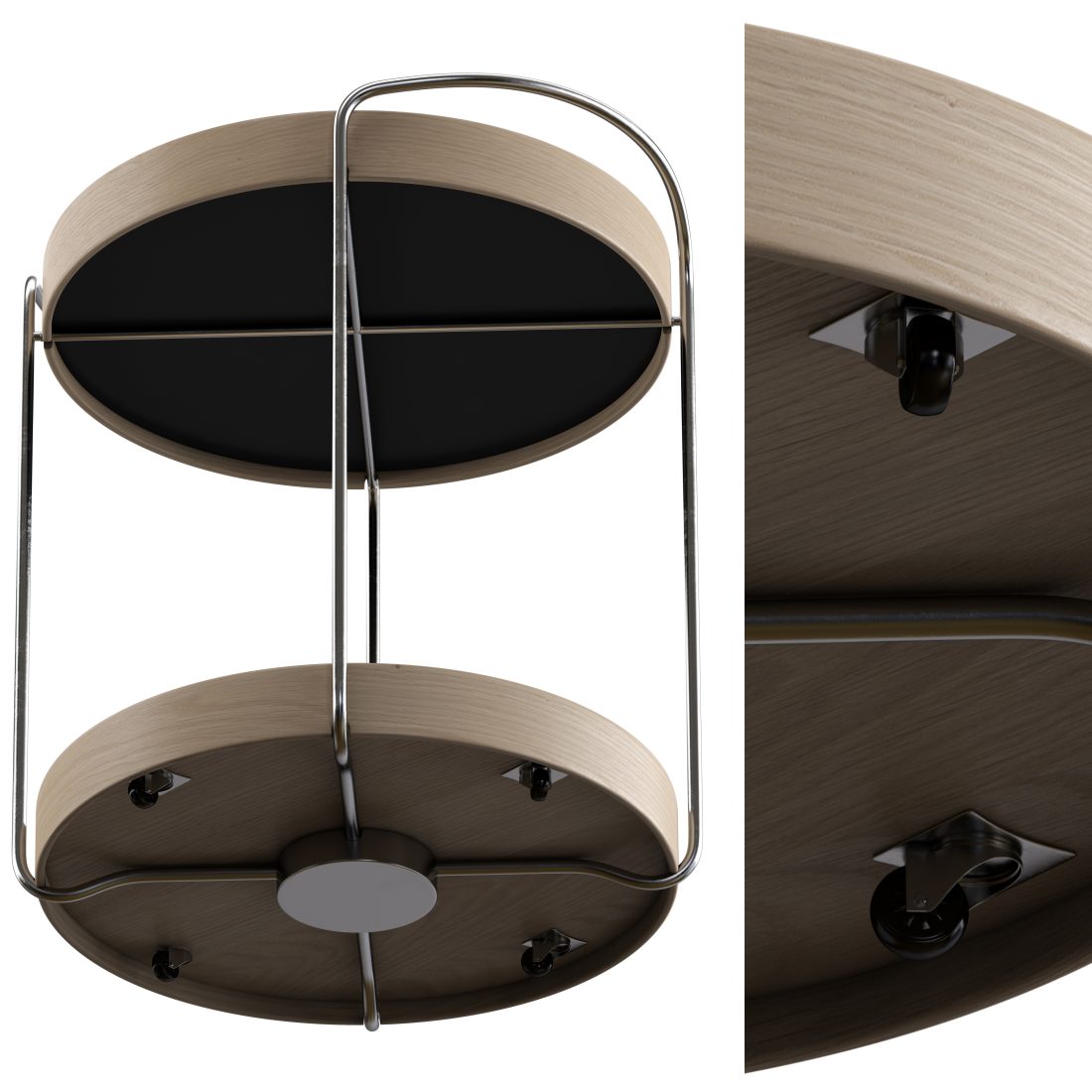 Trayo Side Table With 3 Options 3D Model for VRay, Corona | CGMood