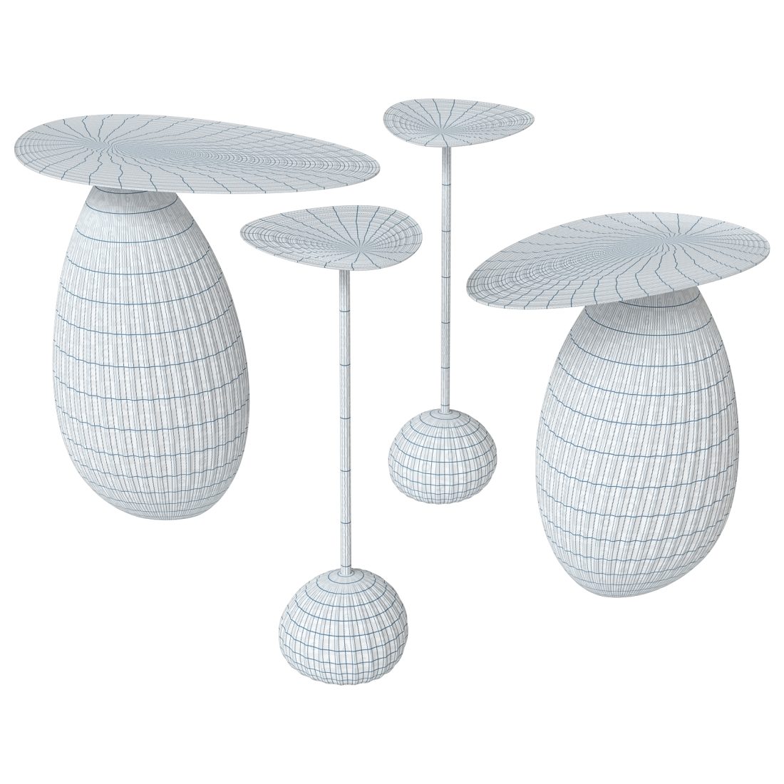 Holly Hunt Ripple Table Tide And Ripple Tables From Holly Hunt 3D Model for VRay, Corona | CGMood