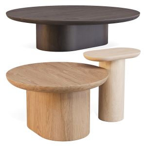 Fogia: Koku - Coffee And Side Table Set 01 3D Model for Corona | CGMood