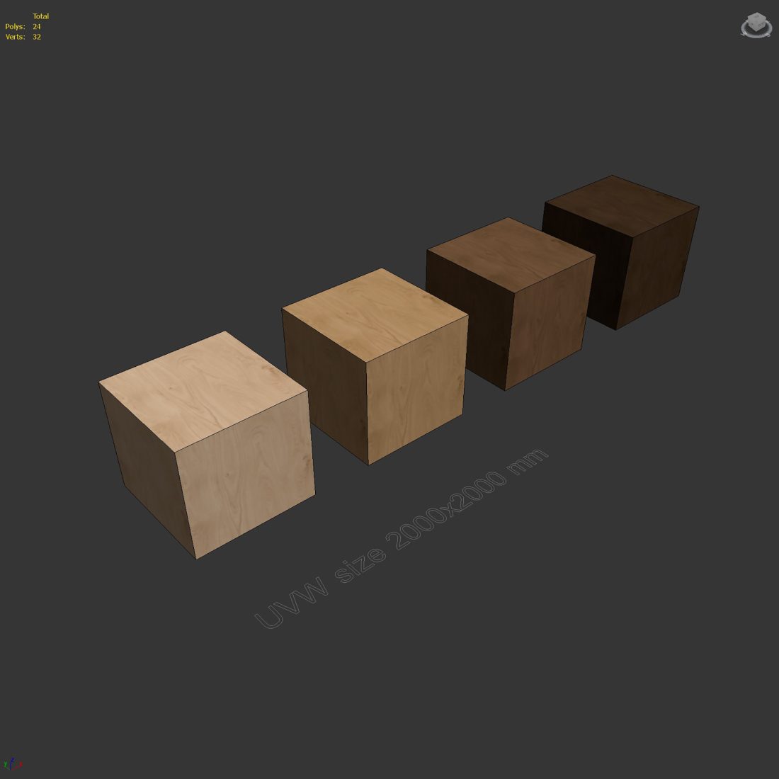 Wood Materials Oak 30 - 3D Model for VRay, Corona