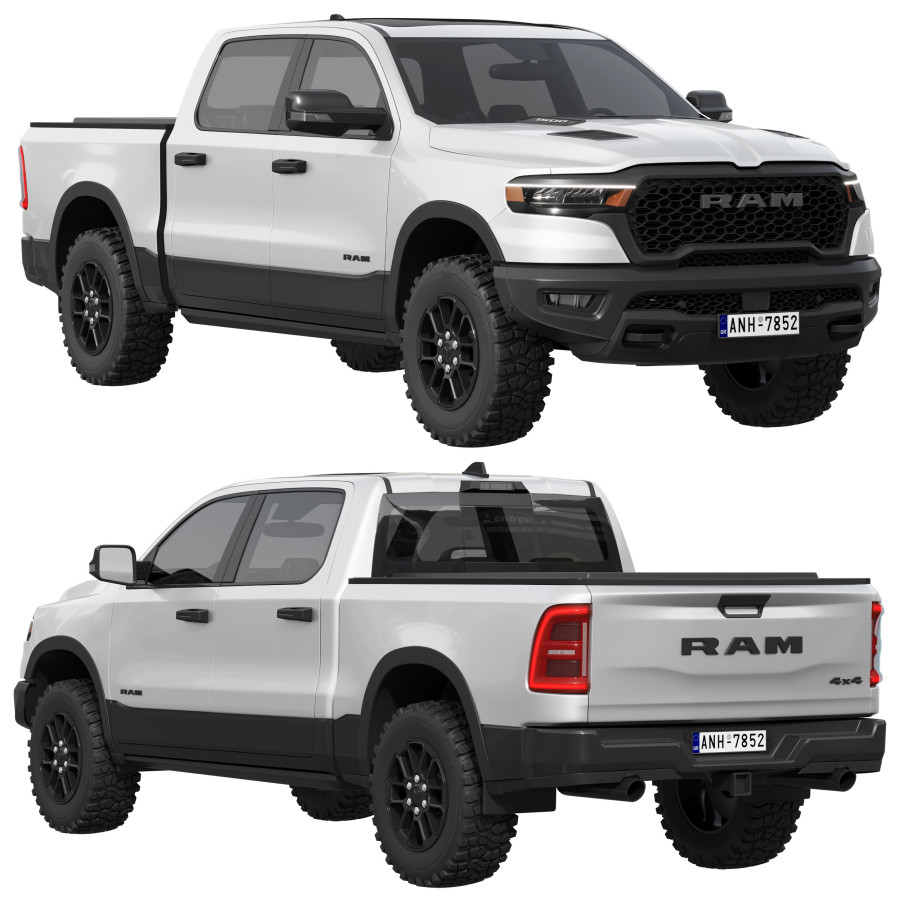 RAM 1500 2025 3D Model for VRay | CGMood
