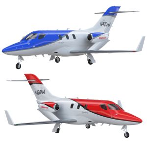 Hondajet Echelon Airplane 3D Model for VRay, Corona | CGMood