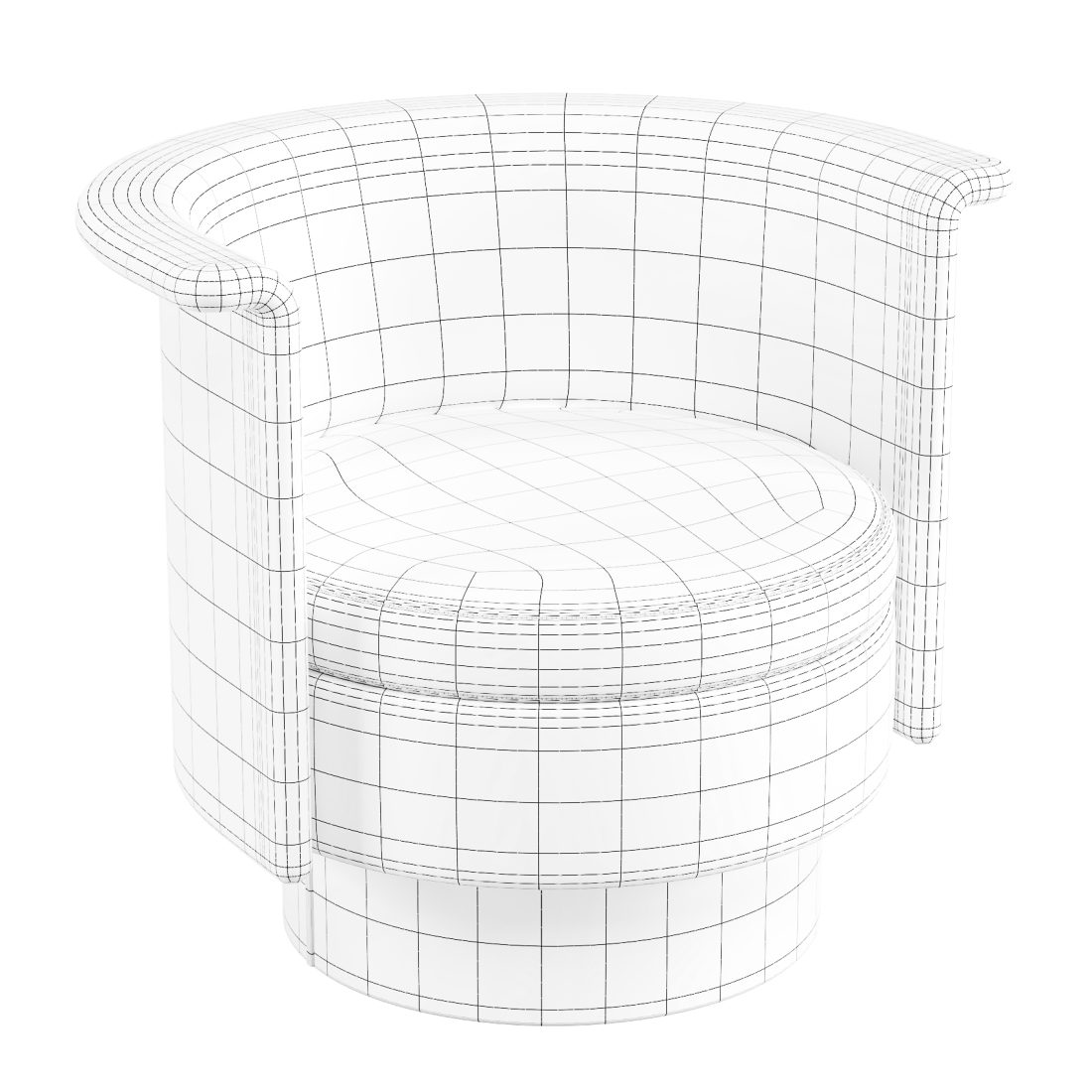 Karimoku: N-SW01 - Lounge Chair 3D Model for Corona | CGMood