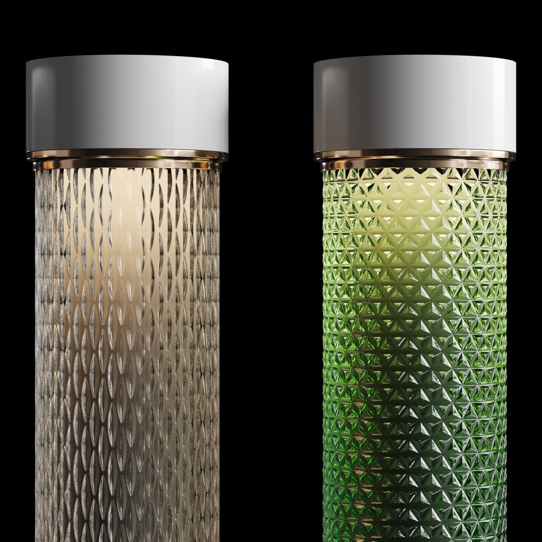 Round Columns №2 - 3D Model for Corona