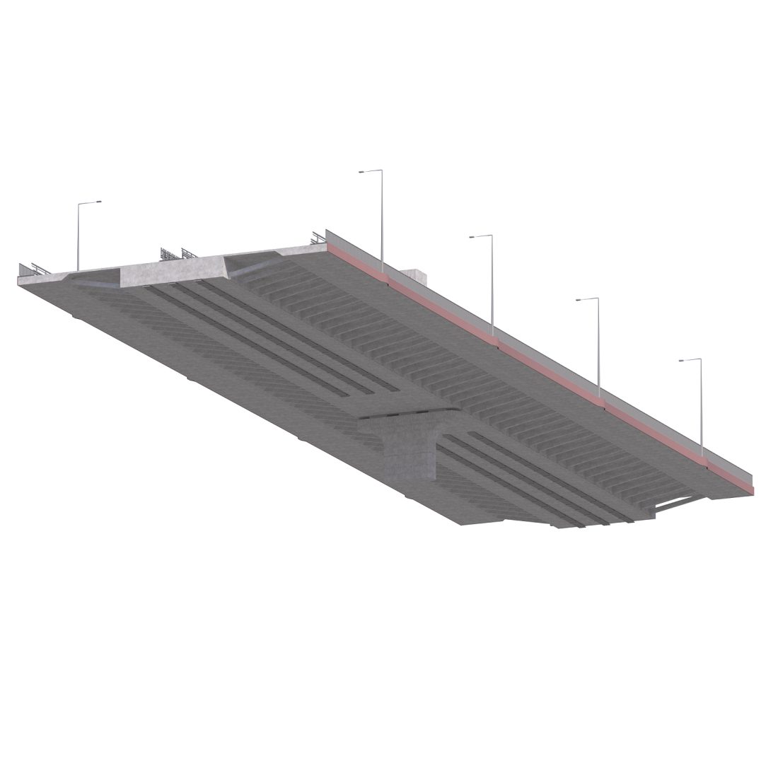Bridge Span Suspension Structure Construction Kit - 3D Model for VRay ...