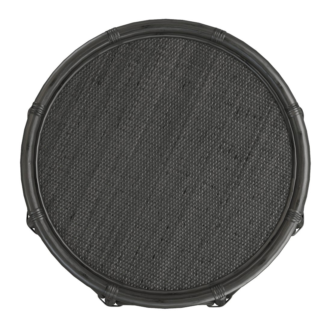 Black Round Wicker Rattan Bamboo Table 3D Model for VRay, Corona | CGMood