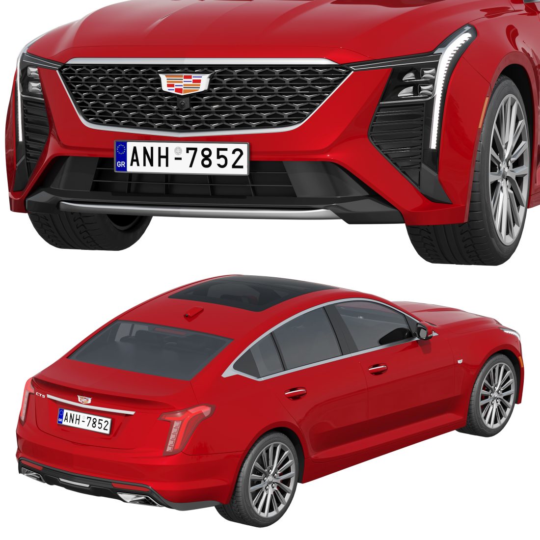 Cadillac CT5 2025 3D Model for Corona | CGMood