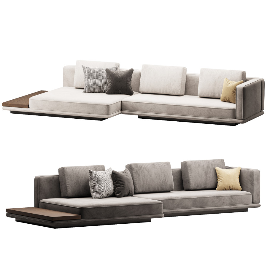 Minotti Horizonte Sofa 3D Model for Corona | CGMood