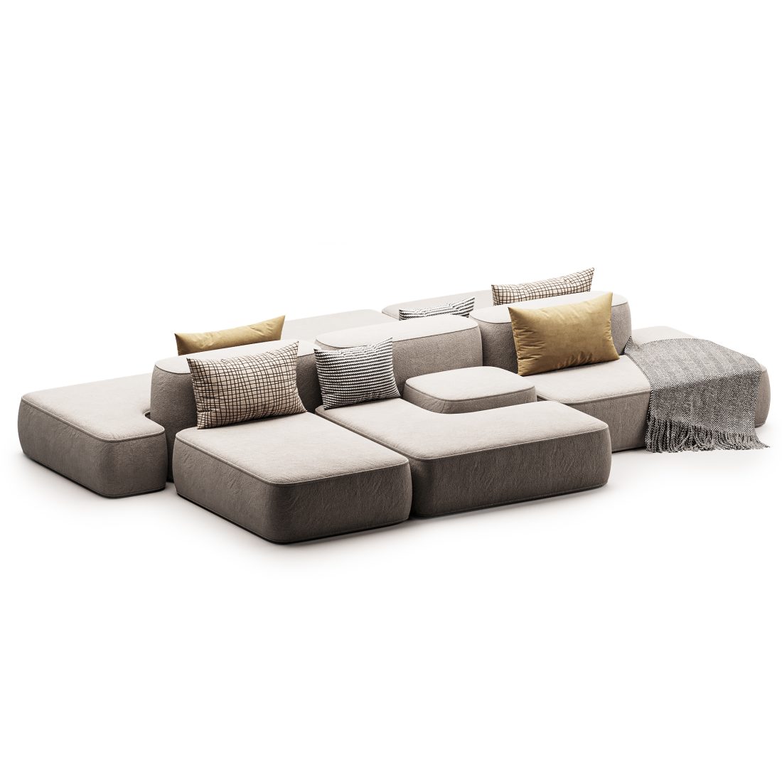 Cloud Sofa - 3D Model for Corona