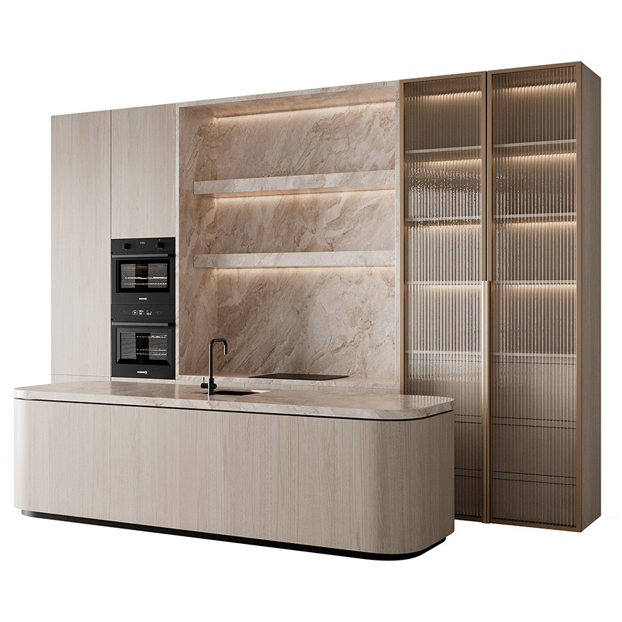 Kitchen Set 60 3D Model for Corona | CGMood