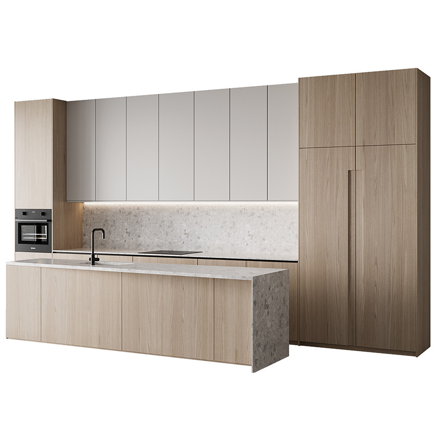 Kitchen Set 040 - 3D Model for Corona