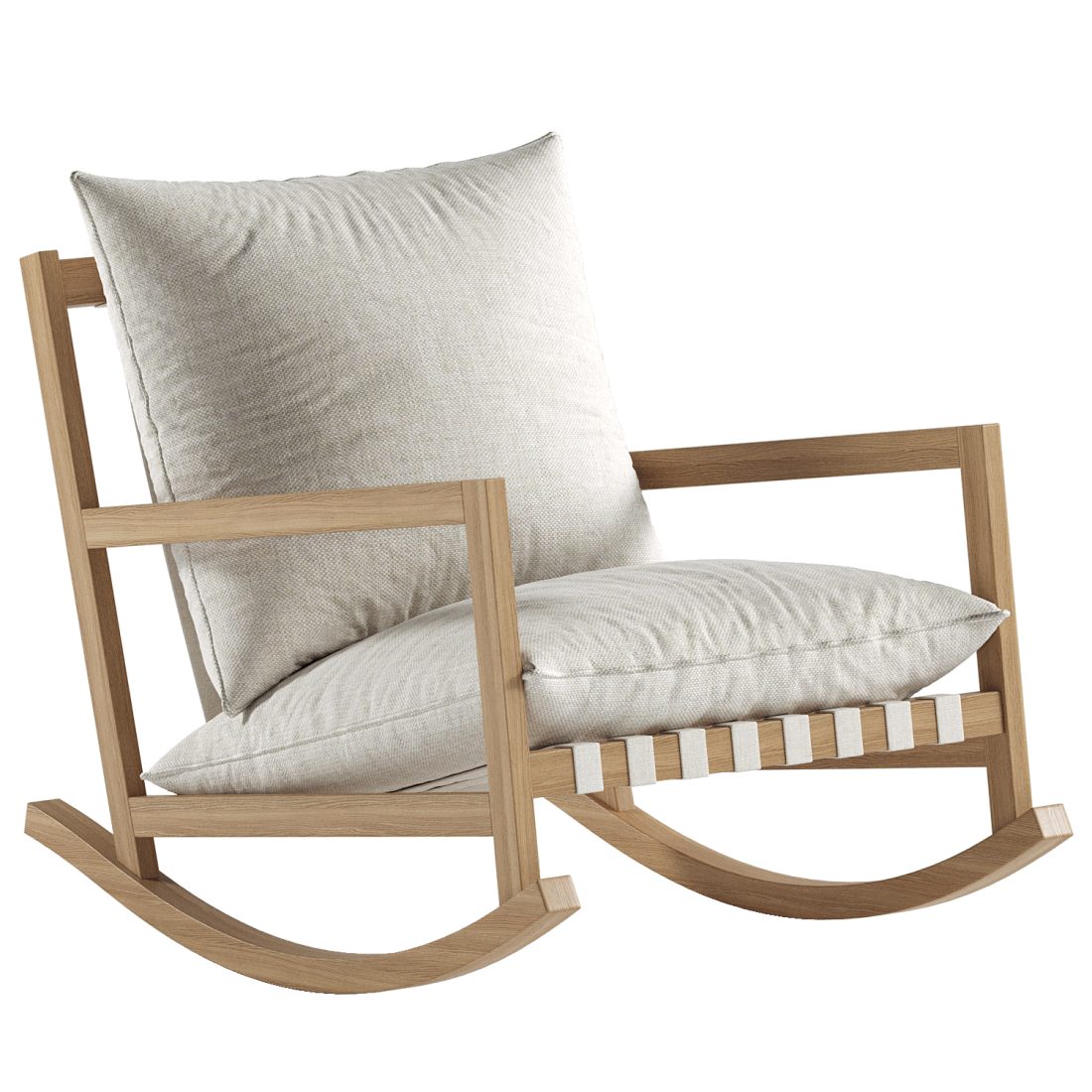 Aiken Outdoor Rocking Chair 3D Model for VRay, Corona | CGMood