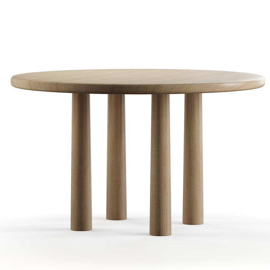 Copta Round Table Round Topa Topa Dining Table 3D Model for Corona | CGMood