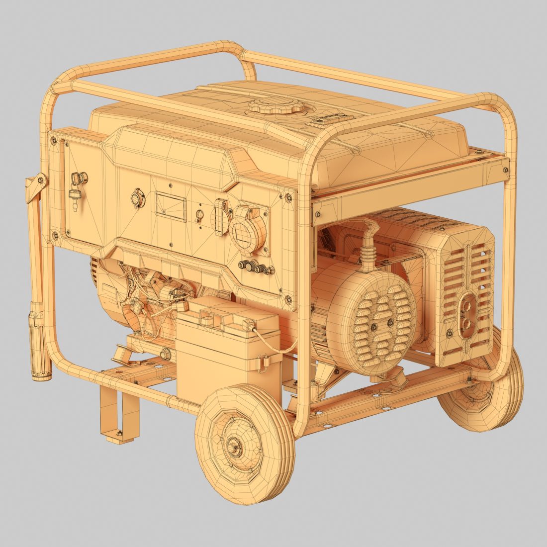 Gasoline Generator N8 3D Model for FStorm, VRay, Corona | CGMood