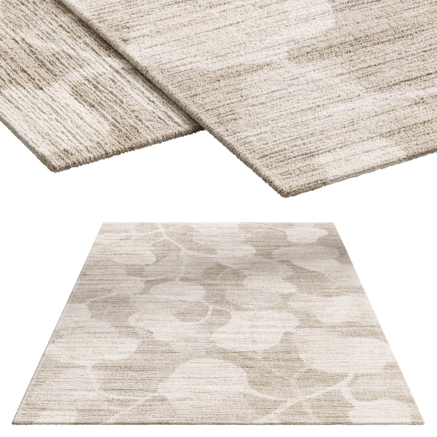 Ikea Alskegras Low Pile Rug 3D Model for Corona